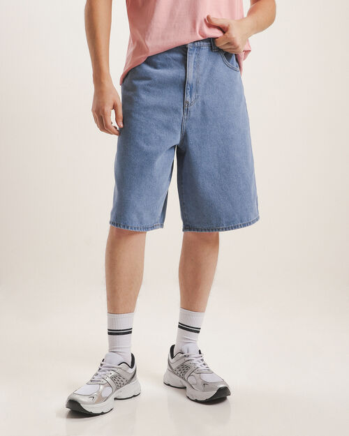 Bermuda Azul Fit Loose