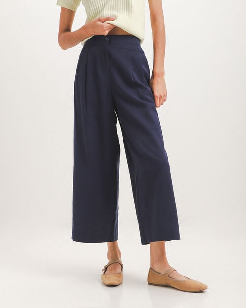 Pantal&oacute;n Azul Pinzas