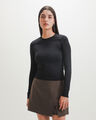 Playera Blanca B&aacute;sica,NEGRO
