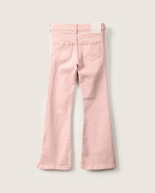 Jeans Fit Flare Rosa