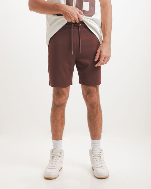 Short Rojo Tejido