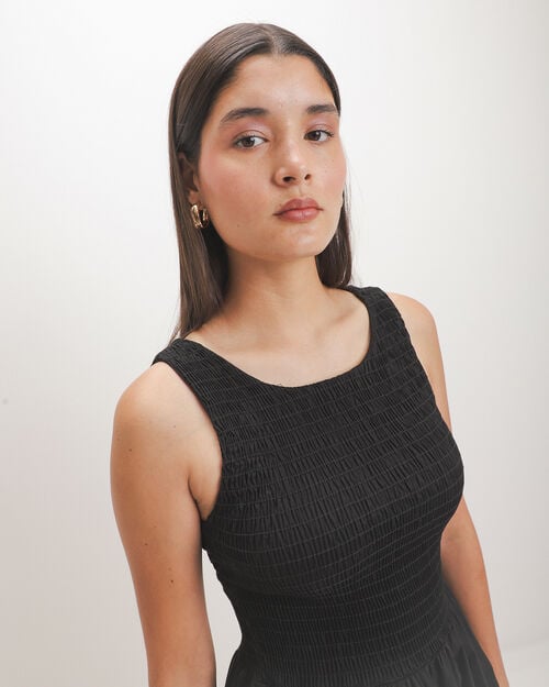 Vestido Corto Smock