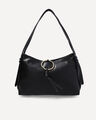 Bolso Negro Con Aro,NEGRO