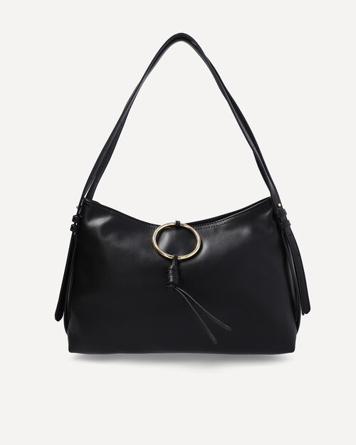 Bolso Negro Con Aro