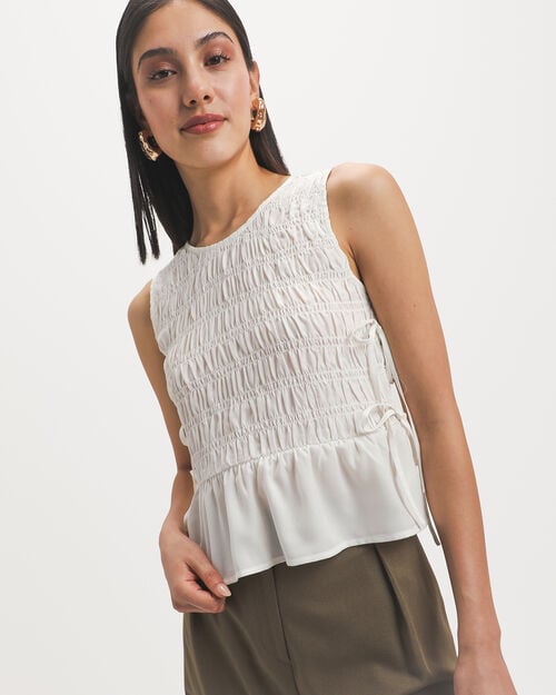 Top Smock Beige