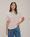 Playera Oversize Rayas,ROJO