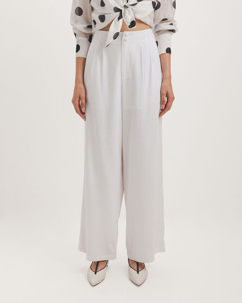 Pantal&oacute;n Blanco Bolsillos