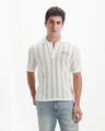 Polo Tejida Beige,CRUDO