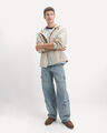 Jeans Cargo Baggy,AZUL EMPOLVADO