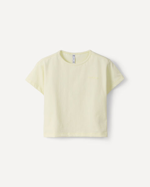 Playera Amarilla Boxy