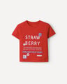 Playera Blanca Gr&aacute;fico,ROJO