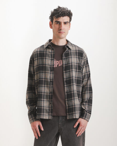 Camisa Gris Cuadros