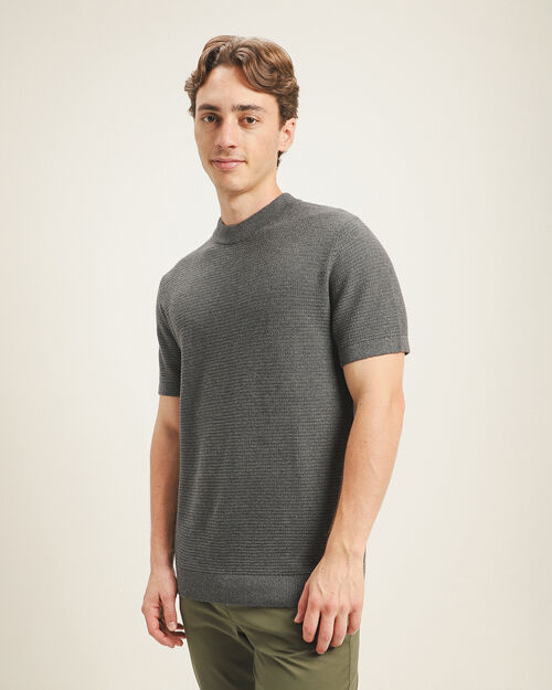 Playera Gris Manga Corta