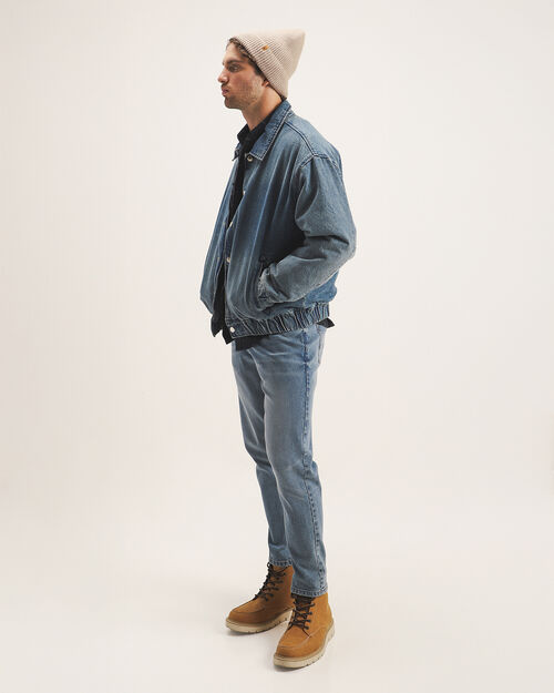 Chamarra Bomber De Mezclilla