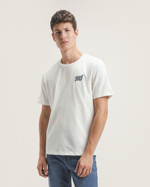Playera Blanca Manga Corta