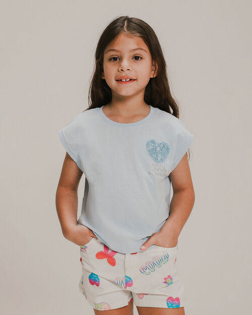 Playera Aplicación Lentejuelas
