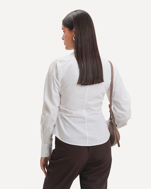 Camisa Regular Blanca