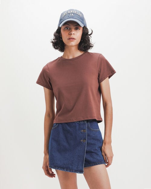 Playera B&aacute;sica Caf&eacute;