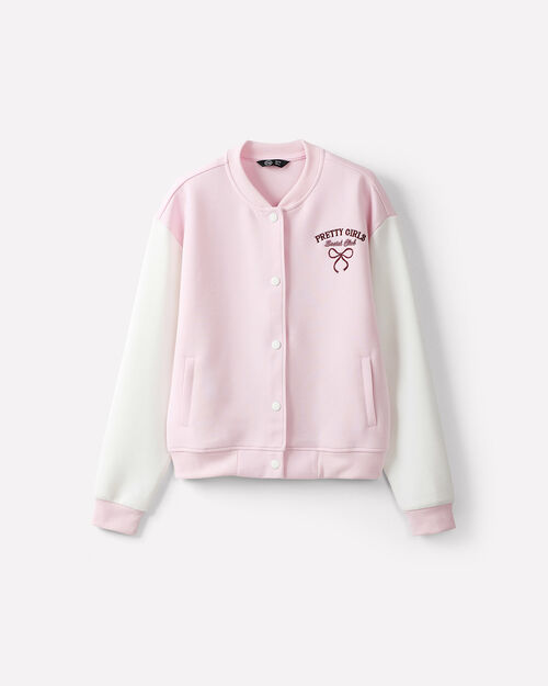 Chamarra Bomber Rosa
