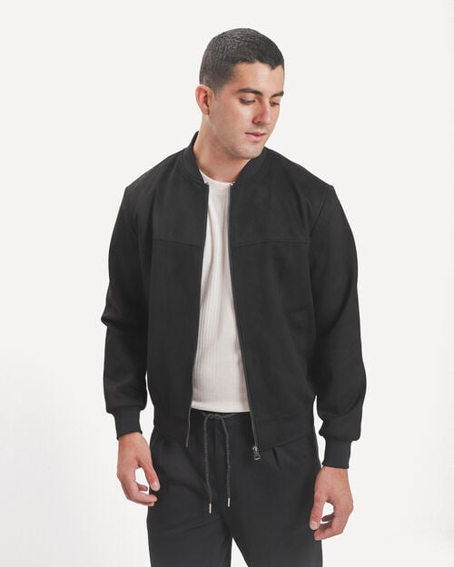 Chamarra Bomber Gamuza