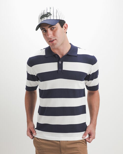 Polo Relaxed Rayas