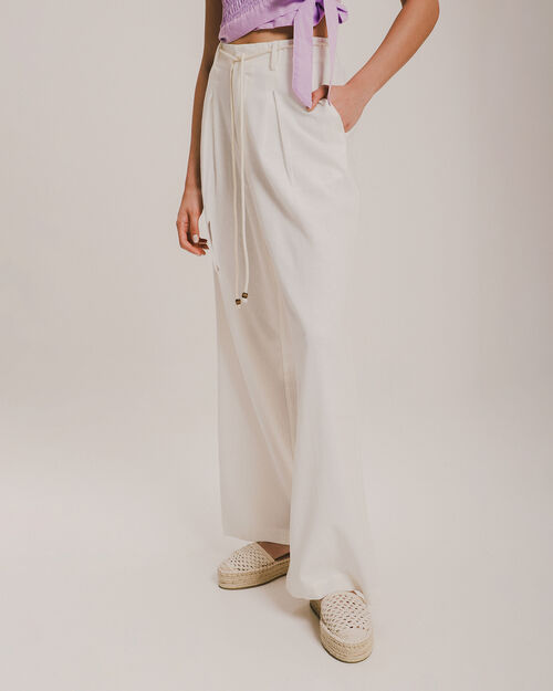 Pantalón Straight Blanco