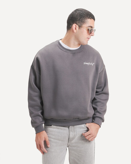 Sudadera Cerrada Gris