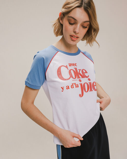 Playera Ringer Coca Cola