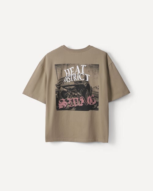 Playera Oversize Caf&eacute;