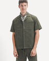 Camisa Verde Bolsillos,VERDE OBSCURO