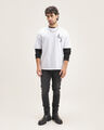 Jeans Negro Con Destrucciones,NEGRO