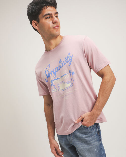 Playera Rosa Con Dise&ntilde;o