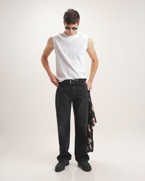 Playera Tank Blanca S&oacute;lida