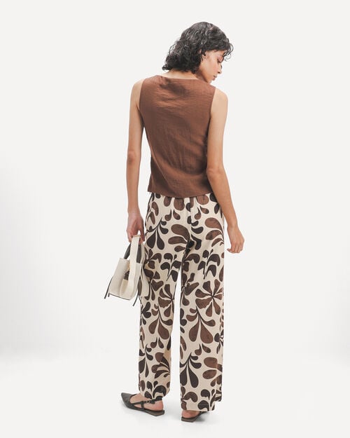 Pantal&oacute;n Estampado Tropical