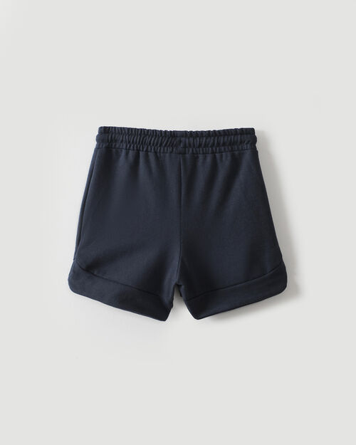 Short Azul Con El&aacute;stico