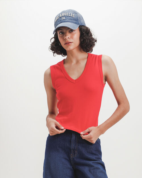 Tank Top Rojo