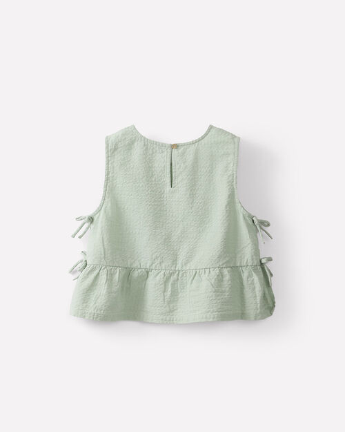 Blusa Sin Mangas Verde