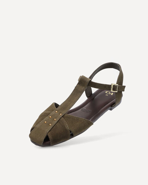 Sandalias Verdes Studs