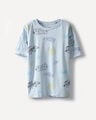 Playera Gr&aacute;fico Desierto,AZUL PASTEL