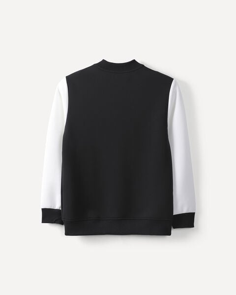 Sudadera Negra Contraste