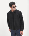 Chamarra Caf&eacute; Zipper,NEGRO