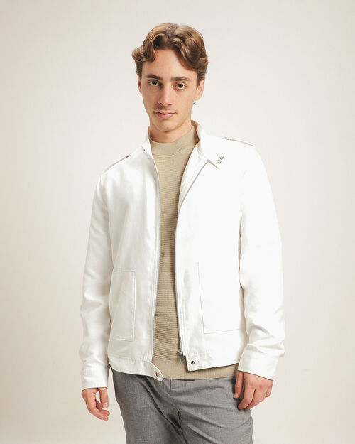 Bomber De Gamuza Beige