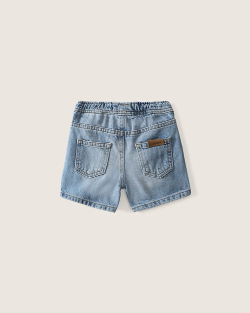 Short De Mezclilla Con El&aacute;stico