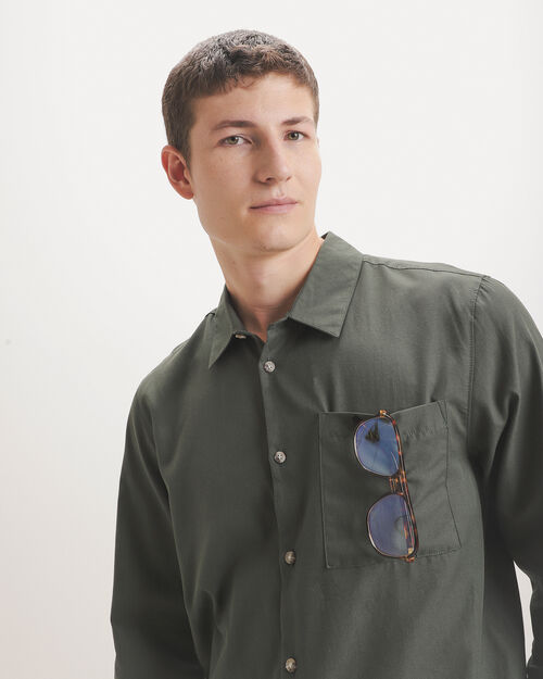 Camisa Verde Pocket