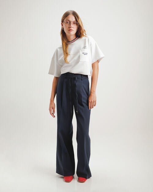 Pantal&oacute;n Azul Wide Leg