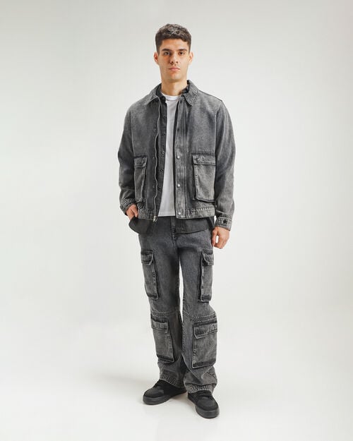 Jeans Fit Straight Cargo