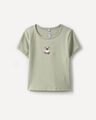 Playera Slim Osito,VERDE MENTA CLARO
