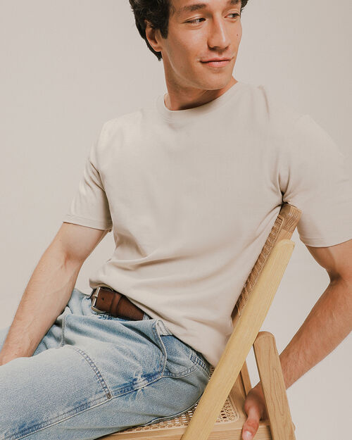 Playera Básica Beige