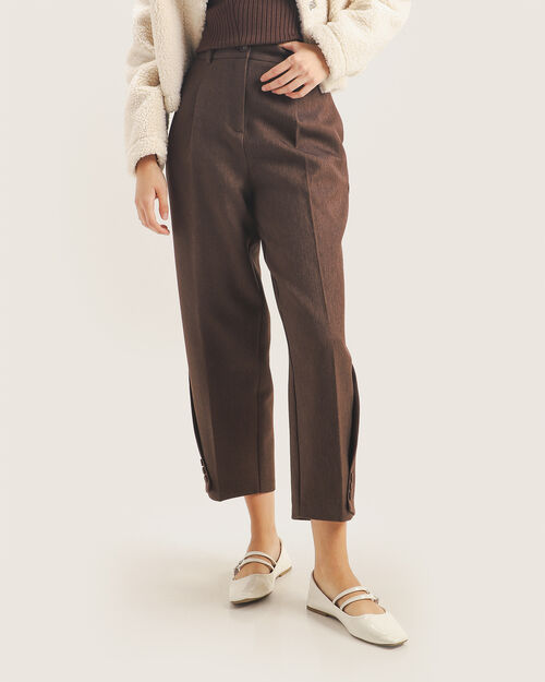 Pantalón Relaxed Café