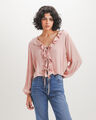 Blusa Rosa Lazos,PALO ROSA